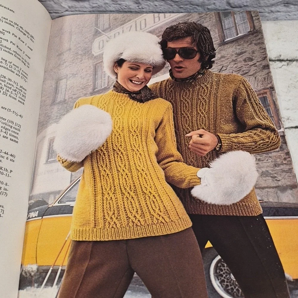 VTG Spinnerin For Surf Sun & Snow Knitting Crochet Patterns Unisex